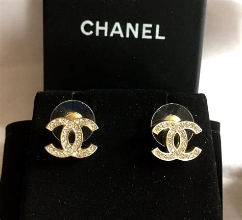 chanel cc.earrings|Chanel cc earrings original.